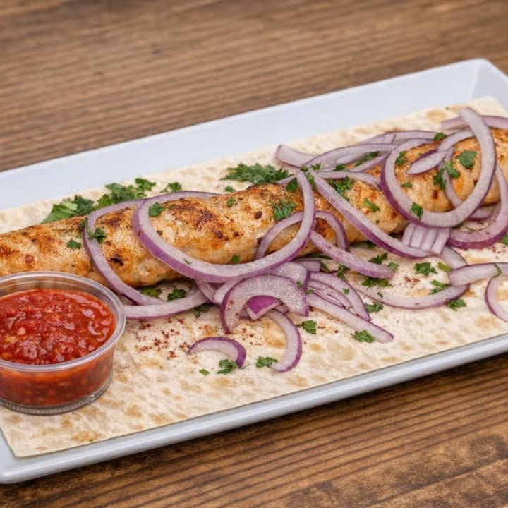 Chicken Lula Kebab — A lighter lula kebab, made with chicken.